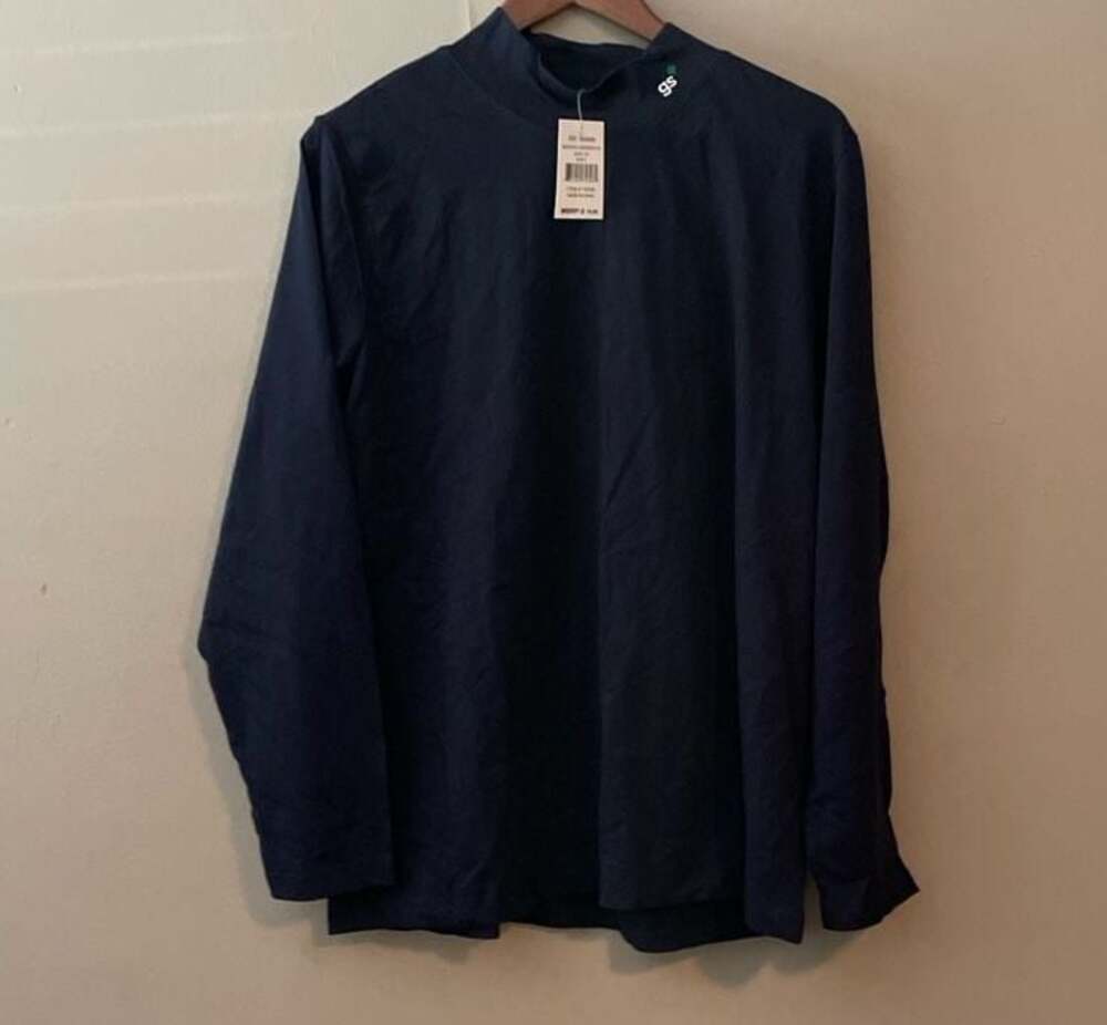 Girl Scouts Navy Mock Neck Long Sleeve Tee - Size 3X